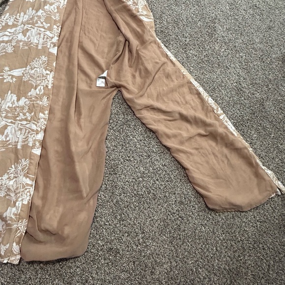 Sadie and Sage Cactus Elegant Tan Shirt Dress Size S - Picture 6 of 8